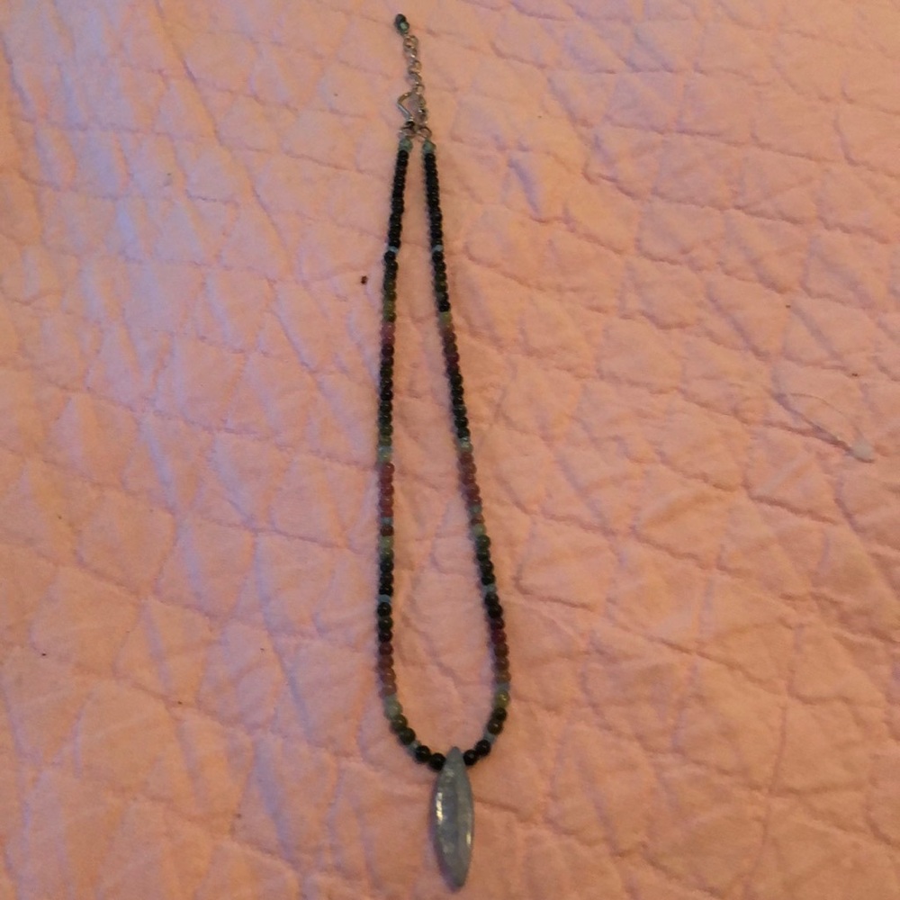 Multi gem necklace